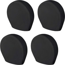 RV Tire Covers Set of 4 M Fits Diameters , Black