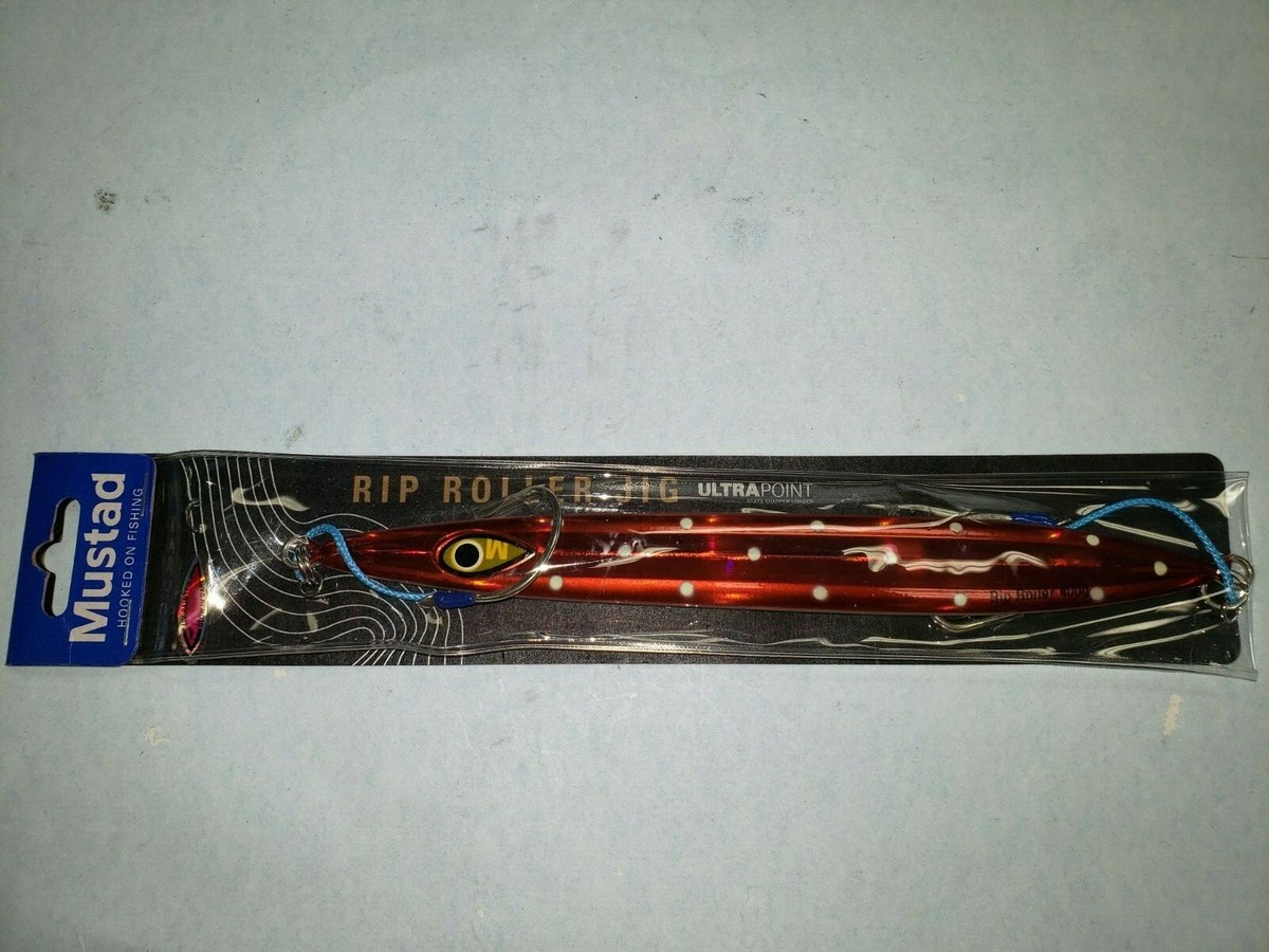 Mustad Rip Roller Slow Fall Jig Rainbow Glitter - Jig Profilo Sottile Per Pesca A Fondale