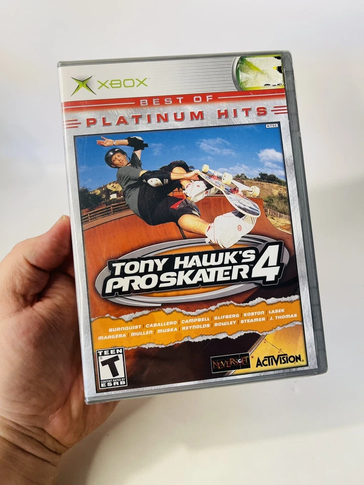Original Xbox Tony Hawks Pro Skater 4 Platinum Hits Complete NEW SEALED RARE - Image 2 of 4