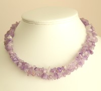 Amethyst Long Line Necklace 35 Length (february's Birthstone) Amethyst Long Line Necklace 35 Length (february's Birthstone)