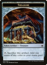 Treasure Token 10x - Colorless - Ceran Art - XLN Ixalan - MTG Magic NM