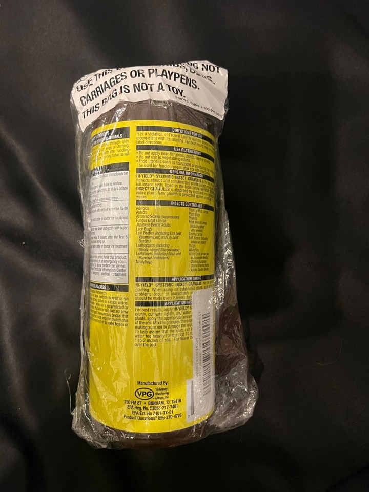 HiYield Systemic Insect Granules 1 lb insecticide aphids mealybugs