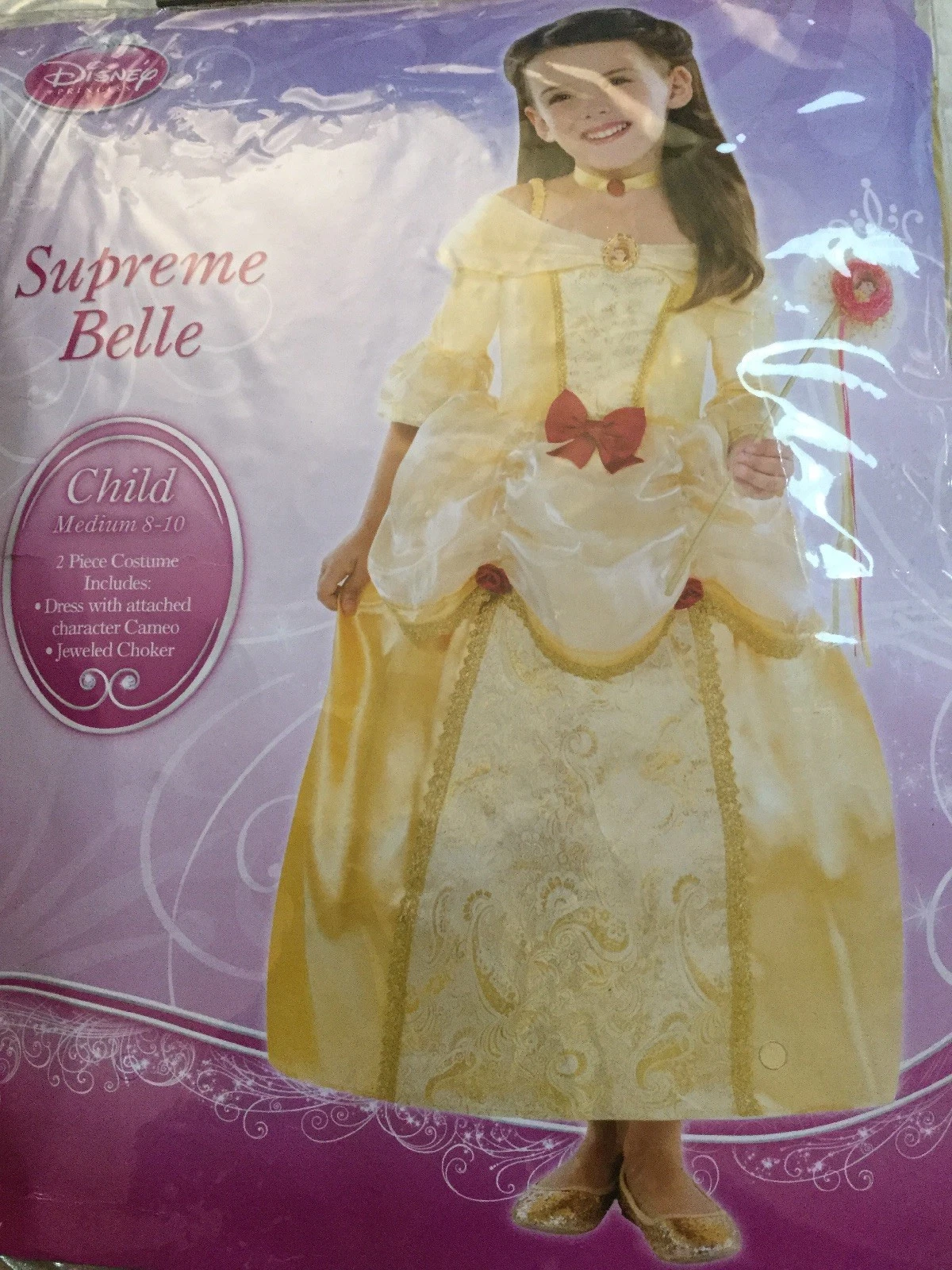 Déguisement Disney Princesse Belle Suprême HALLOWEN 2 pièces taille M (8/10) Neuf !