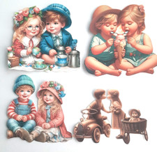 3D UPick Young and Boy Girl Summer Tea Love Embellishment 4134