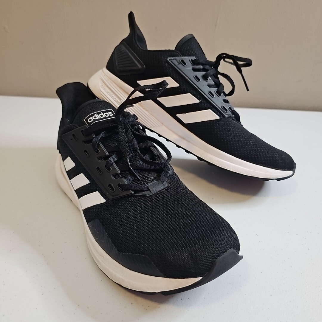 Adidas Duramo 9 Cloudfoam Mens Sneakers Running Shoes Size 10 Black BB7066  Nice!
