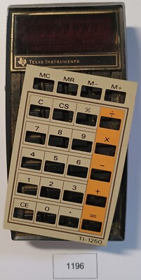 1196 Taschenrechner Texas Instruments TI-1250