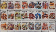 Delta Air Lines swap single playing cards complete 2nd city series