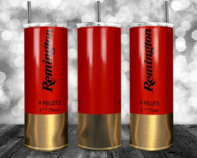 Remington Shotgun Shell Tumbler Design for 20oz Tumbler, Gift For Him