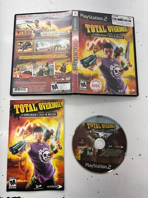 Total Overdose A Gunslingers Tale in Mexico Sony PlayStation 2 PS2 CIB RESURFACE