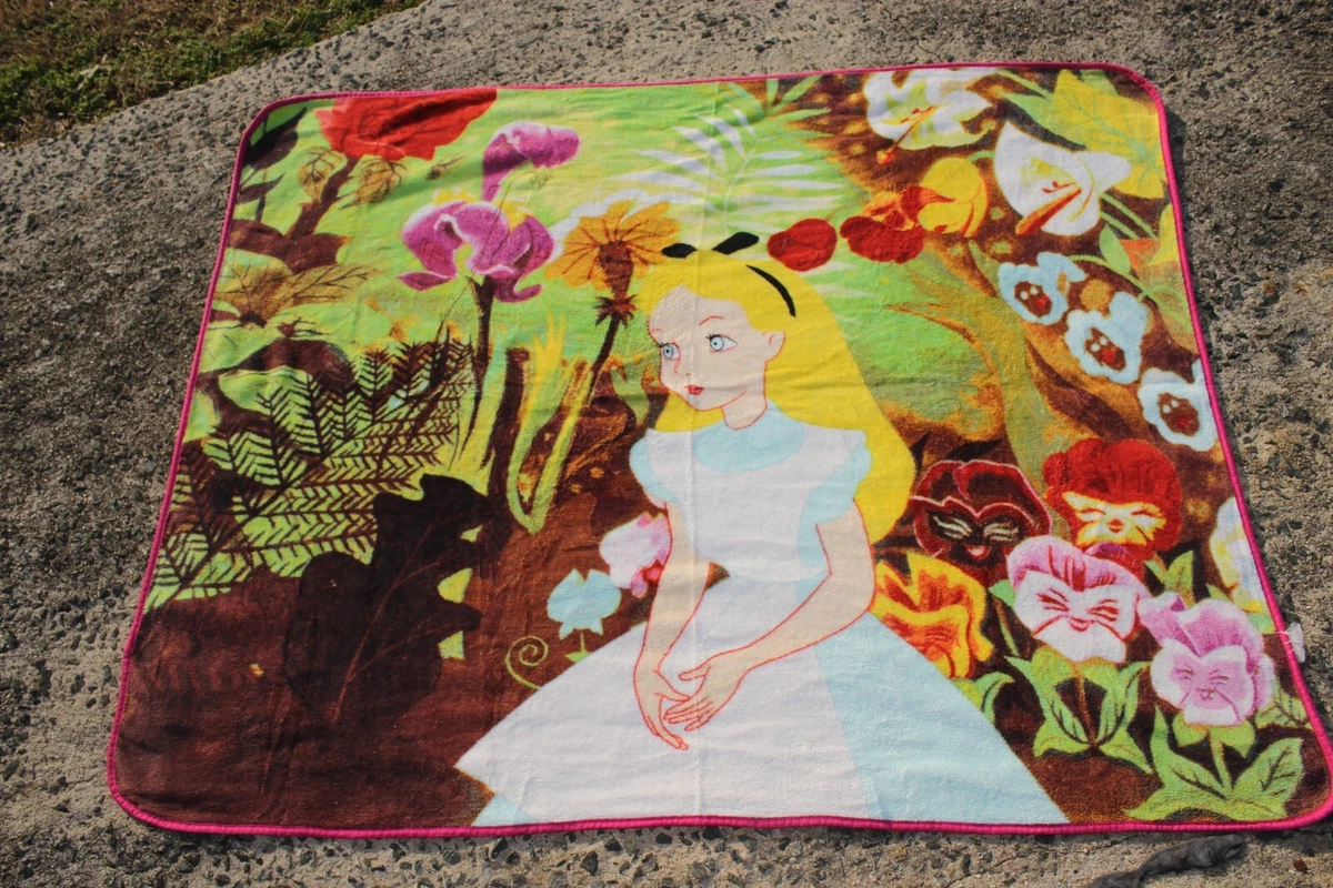 Alice in online wonderland fleece blanket