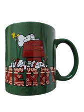 ICUP Peanuts Snoopy "Merry" Christmas mug, 20 oz., green, 2015