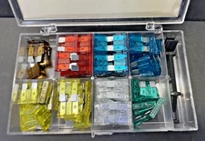 120 Pcs ATC Fuses Automotive Kit, Blade Auto Fuse Assortment, 7.5a-30a, W/Puller