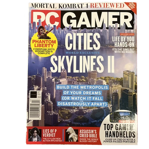 PC Gamer Magazine Holiday 2023 Issue 377 Cities Skylines II