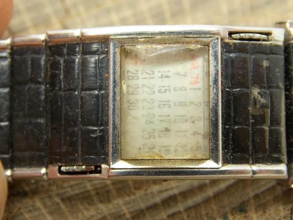 Speidel USA Calendar Watch Band Vintage Pre-Owned Stainless