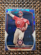 Elijah Green 2023 Bowman Chrome Sapphire Prospect Card #BCP-214 Nationals