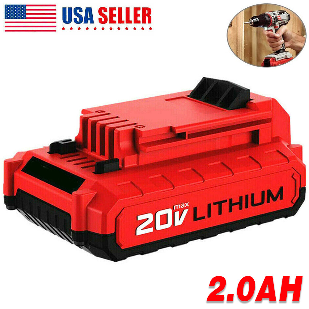 For PORTER CABLE 20 Volt LithiumIon Battery Pack 20V Max 6.0Ah PCC680L