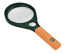 SE Dual-Power 1.5x and 6x Handheld Magnifier with Compass - MD3538