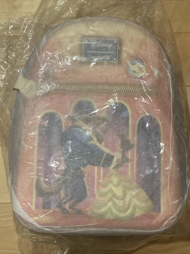 Loungefly Disney Beauty and the Beast Ballroom Mini Backpack Purse New 