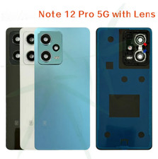 For Xiaomi Redmi Note 12 Pro 5G Original Battery Back Cover Glass Housing Door