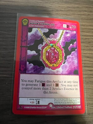 MEDIUM'S CRYSTAL EYE 30/165 - REVERSE HOLO SEANCE - METAZOO
