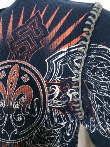 Camiseta Xtreme Couture by AFFLICTION Para Hombre TÉRMICA REMACHADO - Imagen 10 de 12