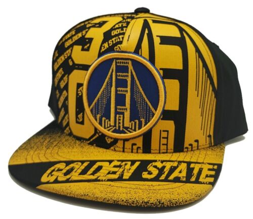 Golden State New Top Level 30 Curry Warriors CLR Black Gold Era Snapback Hat Cap - Picture 2 of 9