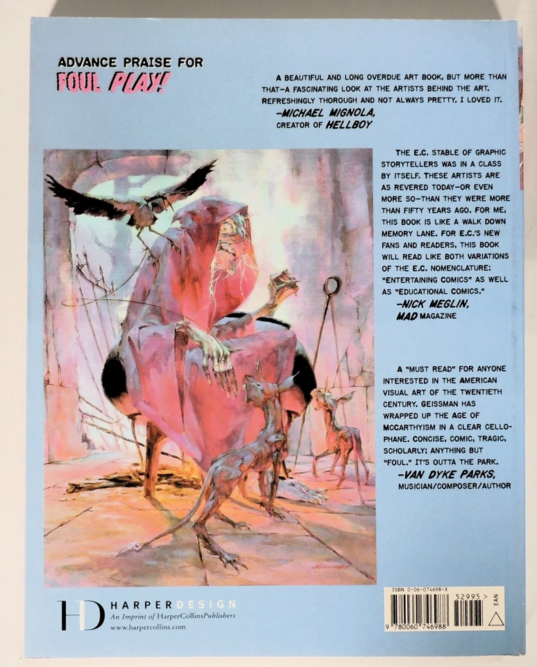 Foul Play! The Art and Artist of the Notorious 1950 EC Comics Geissman (2005) Foto 3 de 4