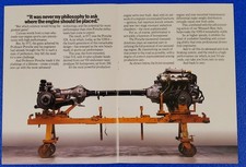 1987 Porsche 928s 4 Powertraindrivetrain 2 Page Print Ad Engineering Excellence