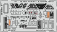 MW22 Eduard FE1544 Buffalo Us Version 1/48 Zoom Set For Tamiya
