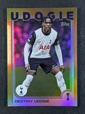 2024-25 Topps UEFA DESTINY UDOGIE 42/50 Gold Foilboard Tottenham Hotspur #71
