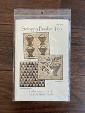 Laundry Basket Quilts Scrappy Basket Trio Quilt Pattern Appliqué And Pieced