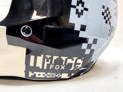 Casco Fox Racing V1 Azul Pizarra Claro Imagen Digi Suciedad Todoterreno MX Talla S M L XL - Imagen 6 de 16