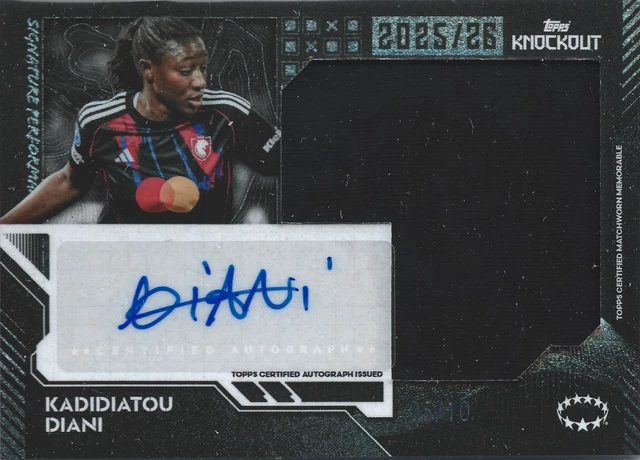 Topps -  UWCL Knockout 2026 | Kadidiatou Diani, OL Lyonnes | AUTO Relic | 5/10