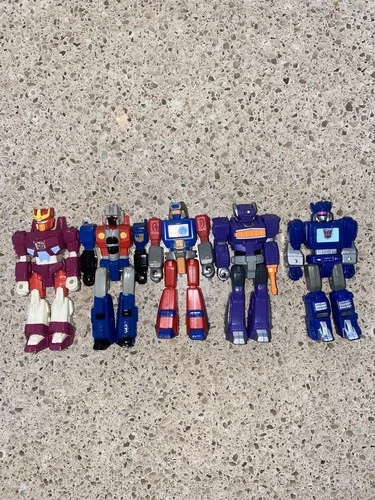 TRANSFORMERS G1 (1990) Lot of 5 Action Masters Figures vintage