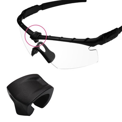 Lenslog Black Replacement Nose Clip For-Oakley Si M Frame 2.0 Sunglasses