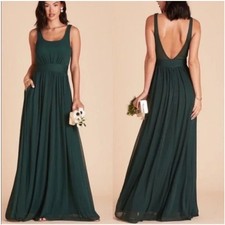 BIRDY GREY NWT Emerald Green Sleeveless Open Back Jan Maxi Dress 2X