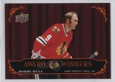 2025 Chicago Blackhawks Centennial Award Winners High Decibel Bobby Hull 1t3b