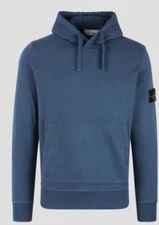 Stone Island Compass Hoodie Washed Avio Blue/ Navy XL