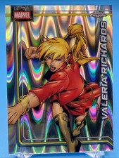 VALERIA RICHARDS 2026 Topps Chrome Marvel Comics #186 Raywave Refractor