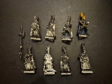 Warhammer High Elf Phoenix Guard Metal X8 MISSING HALBERDS Old World (J)