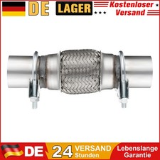 Flexrohr + 2x Schellen 45x100/210mm 1x Ersatz für Opel Astra H Astra J Corsa D