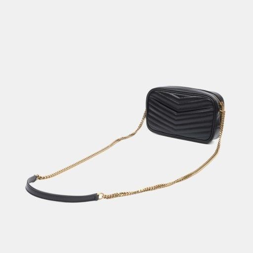Saint Laurent Mini Tracolla Trapuntata Monogram Nero 115442281
