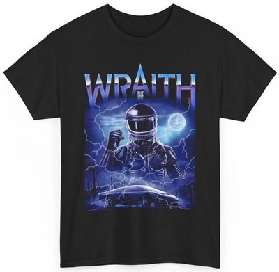 The Wraith 80s Sci-Fi Movie T-Shirt  Retro Classic Poster Art Tee