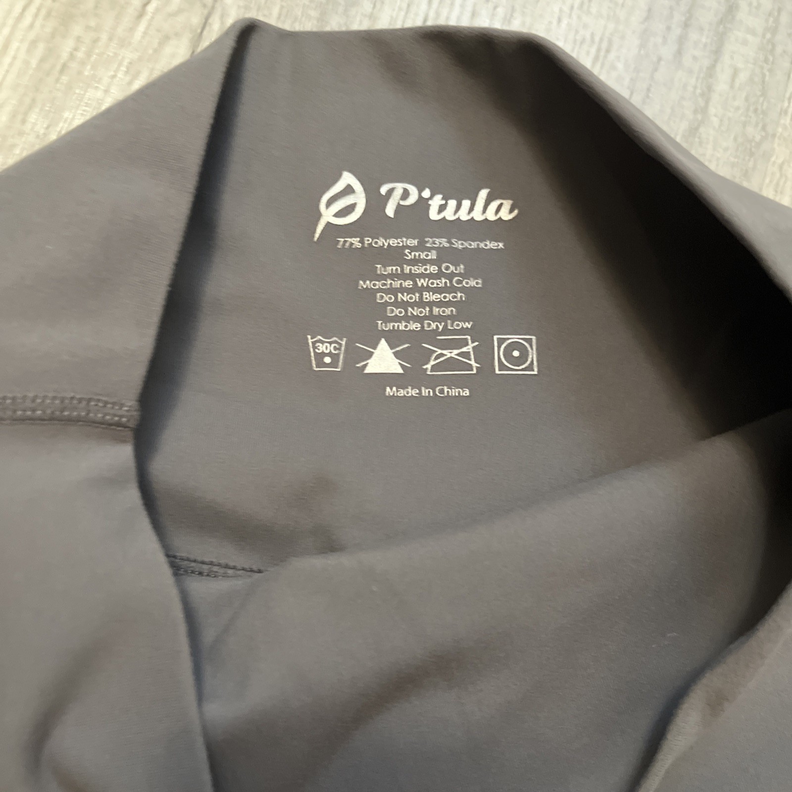 P'TULA SIZE SMALL GREY SOLID COLOR  SIDE POCKET L… - image 3