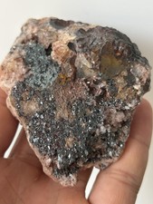 Specularite Quartz And Nail Head Calcites Ullcoats Mine West Cumbria Uk