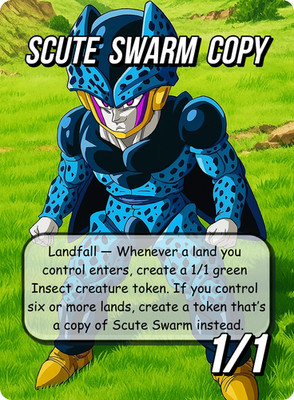 Scute Swarm Copy - 1/1 - MTG -Magic the gathering