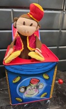 Vintage Bolz German Jack In The Box Circus Monkey Tested