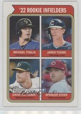 2023 Heritage Topps Rookie Stars Spencer Steer David MacKinnon Jared Young 1u6