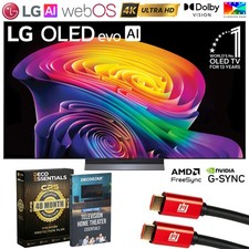 LG 55" OLED evo AI C6 4K Smart webOS TV (2026) w/ 4 YR Extended Warranty Bundle