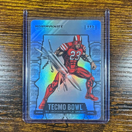 Bo Jackson Battle Arena 2020 Steel Hologram Bo Jackson McArmyKnife #SC628